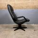 Danish Design Berg C90 Swivel armchair Leather