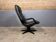 Danish Design Berg C90 Swivel armchair Leather