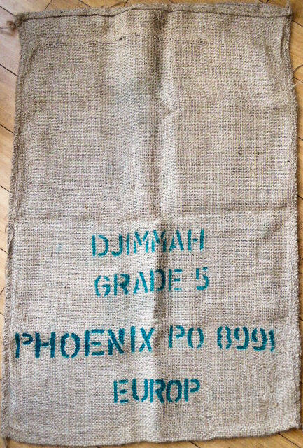 Burlap sack "Bagersh Produce of Ethiopia"