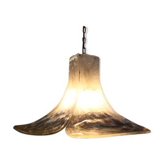Glass ceiling lamp by J. T. Kalmar, 1960