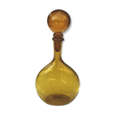 Biot blown glass decanter