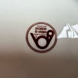 Lot de12 assiettes à dessert en porcelaine de Sologne