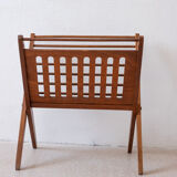 Teak magazine door