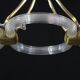 Extraordinary Art Deco Murano Glass and Bronze Chandelier by Barovier&Toso, 1950
