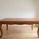 Solid cherry wood table