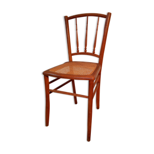 chaise de bistrot cannée début 20ème