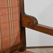 Fauteuil en Acajou Massif, époque Directoire – Début XIXe