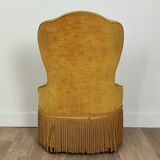 Velvet toad easy chair