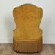 Velvet toad easy chair