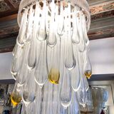 Venini Murano glass chandelier, Italy 1970s