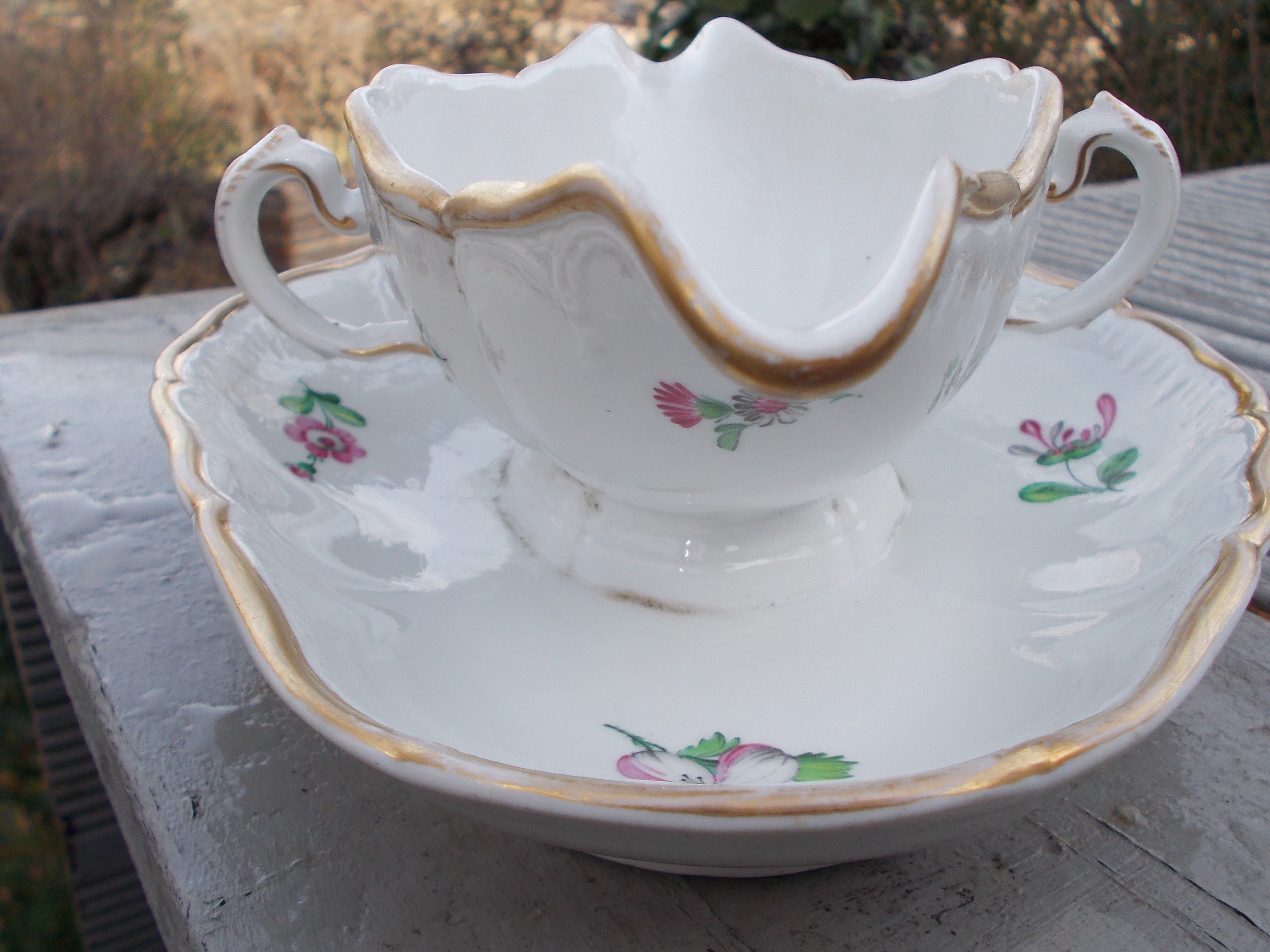 Saucière antique porcelain KPM Berlin