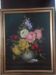 Floral painting R. Rosini, very good condition.