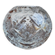 Cut crystal round vase – circa 1950
