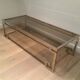 Very beautiful chrome coffee table
