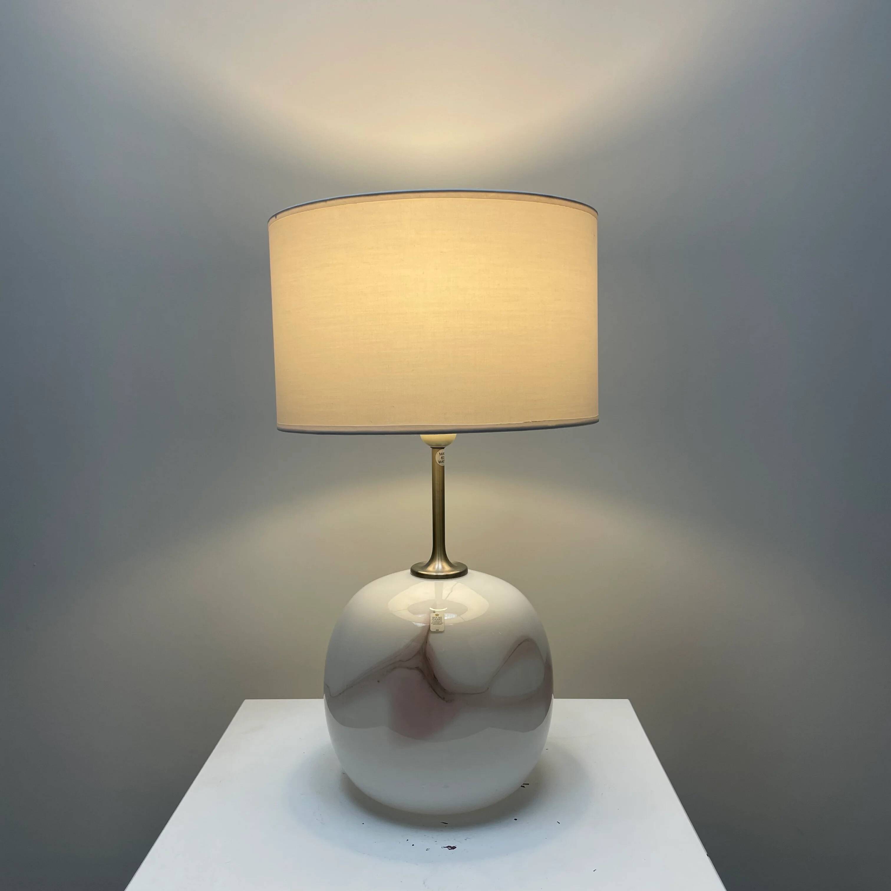 Lampe de table SAKURA par Michael Bang pour Holmegaard, Danemark 1980