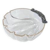Glass bowl, Italian design, 1970s, made in Italy