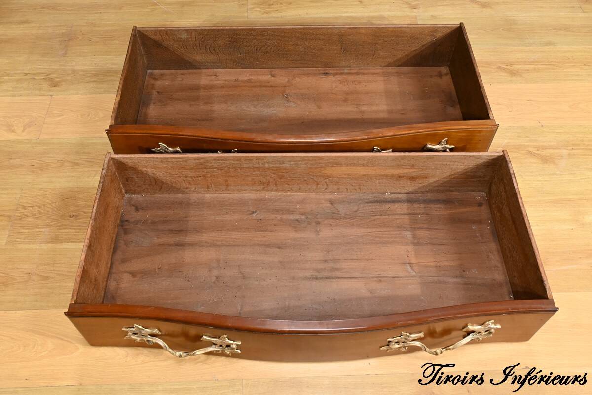 Cherrywood chest of drawers, stamped A.Mailfert – 1st part of the 20th century