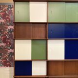 Large modular bookcase designed in the 1950s.