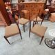 Set of 4 teak chairs in the style of Niels Otto Møller from the 1960s.