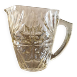 Vintage molded glass pitcher