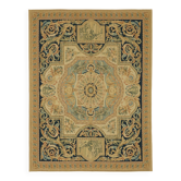 Handmade European Vintage Aubusson Kilim 240 cm x 312 cm