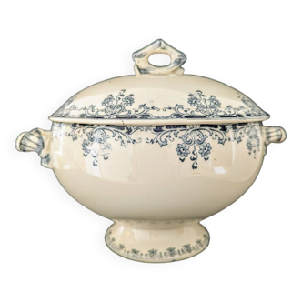 Old Sarreguemines soup tureen