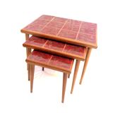 Table gigognes, années 1970