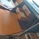 Blue school desk, early 20th century