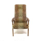 Scandinavian beech armchair, Sweden, 1950