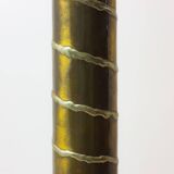 Rare brass palm floor lamp by Henri Fernandez, 1970s