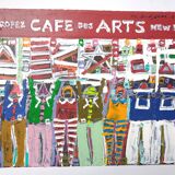 Café des Arts Saint-Tropez Signed Michel Godjevac