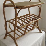 Bedside table and magazine rack wicker