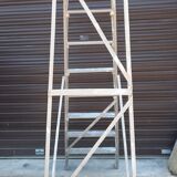 Large all-wood stepladder
