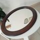 Miroir ovale vintage années 60/70 69*54 cm