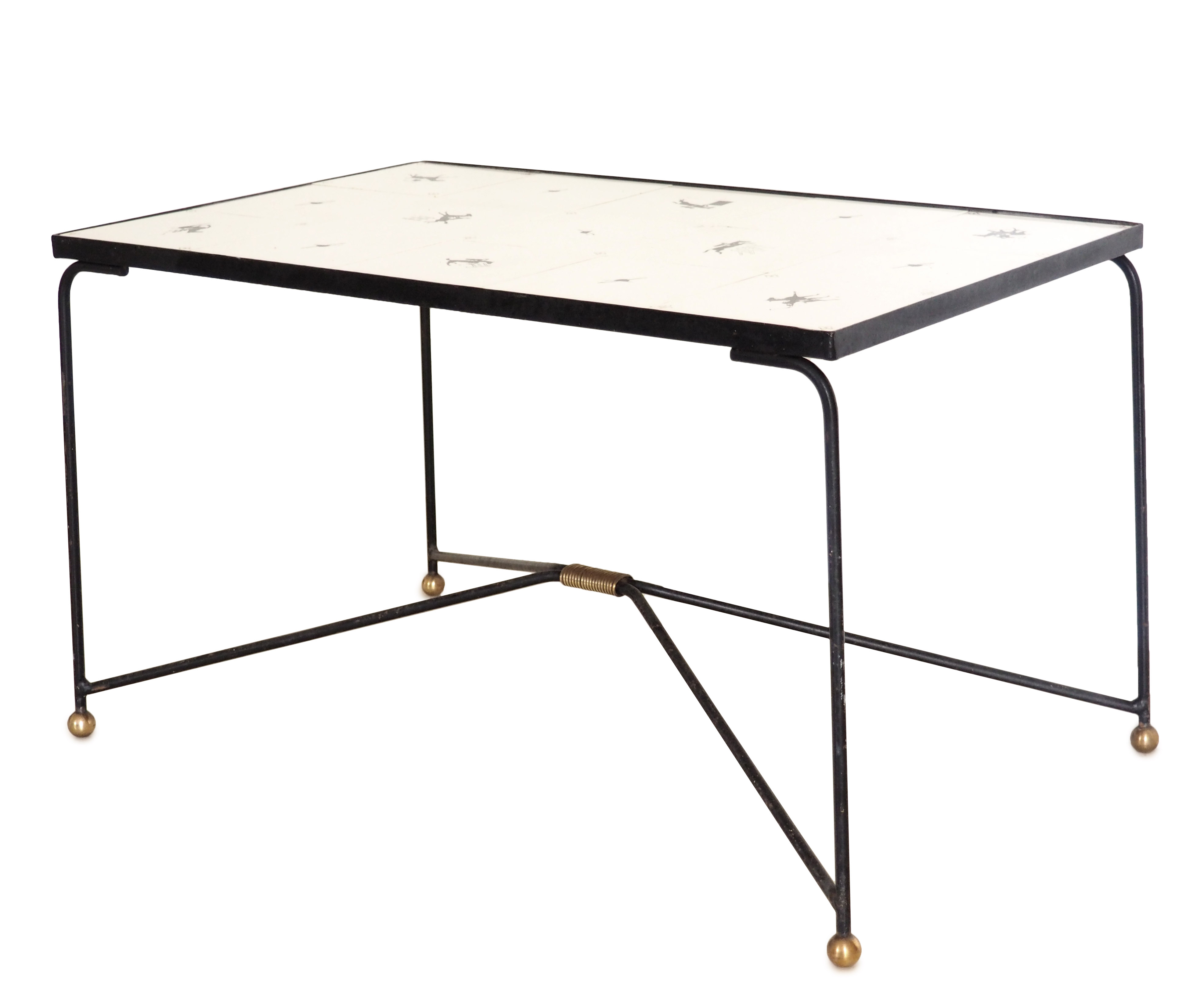 Table céramique années 50