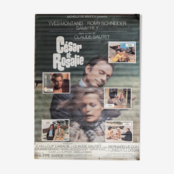 Affiche du film Cesar et Rosalie Y. Montand /R. Schneider