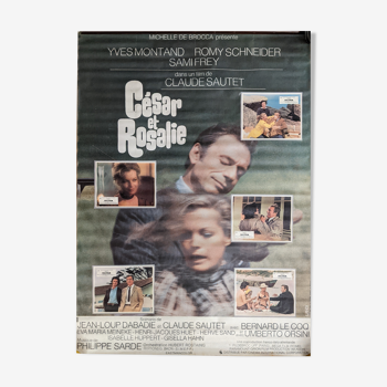 Poster of the film Cesar et Rosalie Y. Montand /R. Schneider