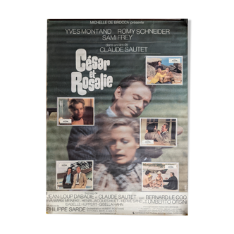 Poster of the film Cesar et Rosalie Y. Montand /R. Schneider