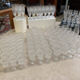 Service de verres à pied en cristal