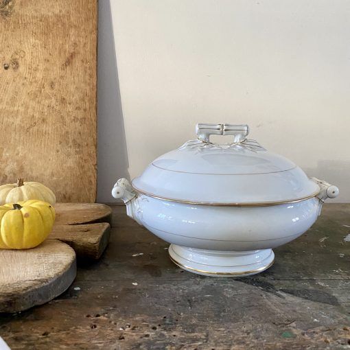 Porcelain soup bowl Alfred Hache & Cie