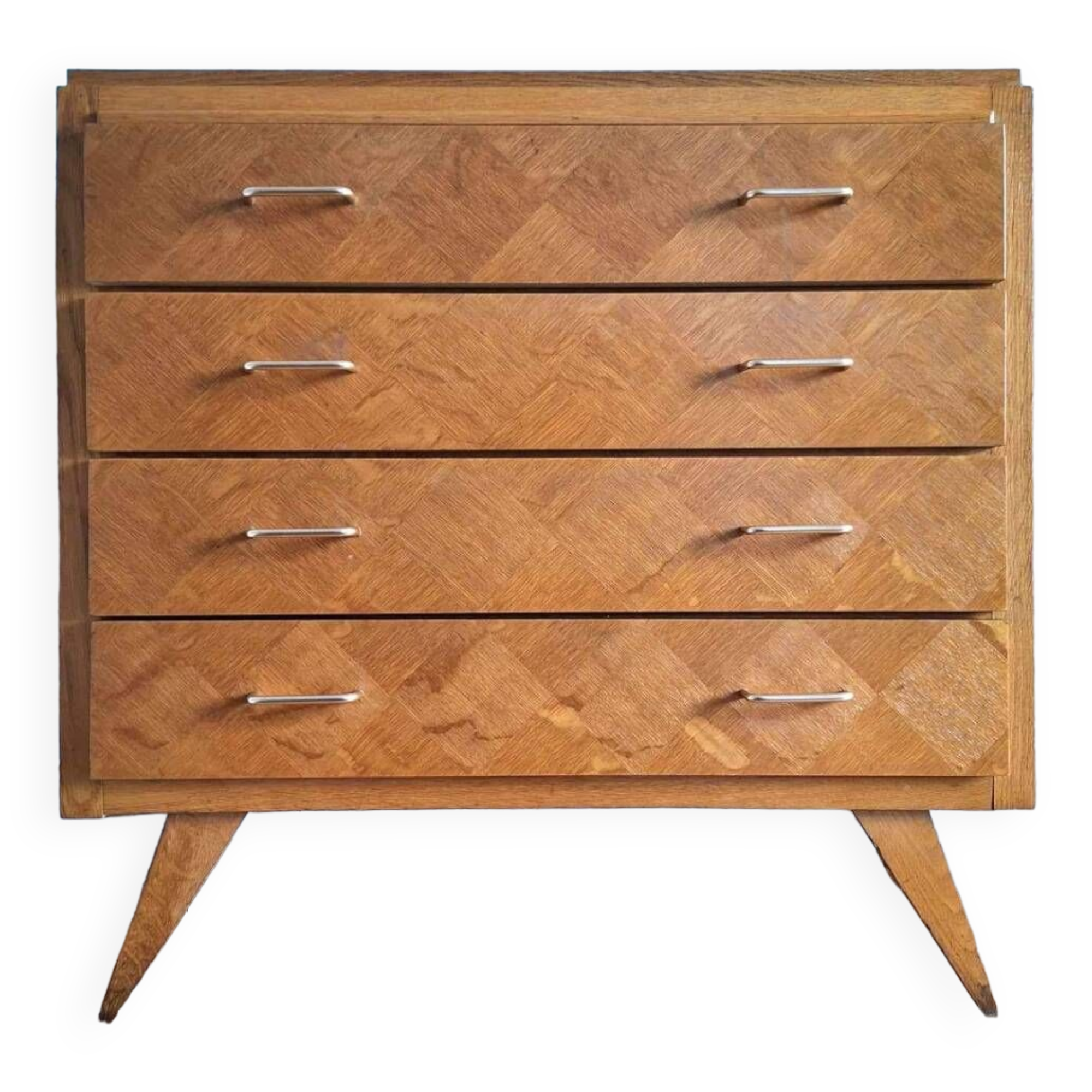 Commode vintage pieds compas, meuble ancien