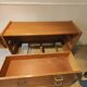 Vintage 1950 oak chest of drawers with pyramidal drawers
