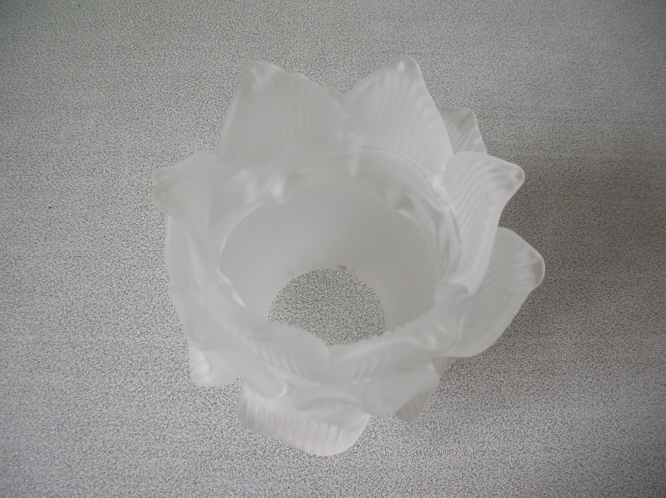 TULIPES & COUPOLE de lustre en verre marmoréen EUR 149,90 - FR