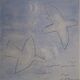 Georges braque: birds in the sky - signed stencil
