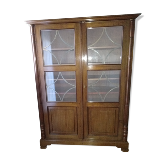 Meuble vitrine en bois