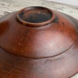 Large glazed terracotta salad bowl