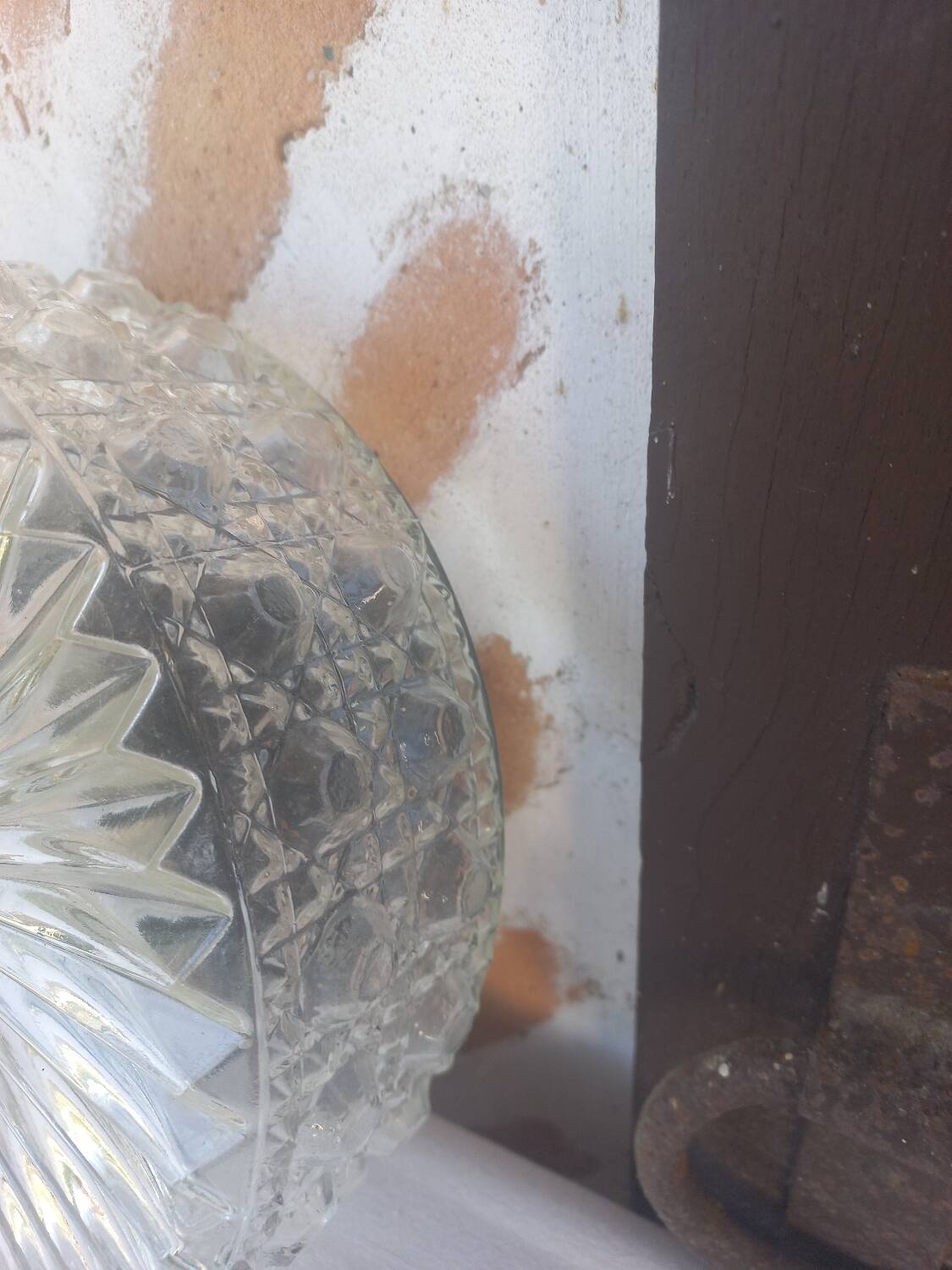 Vintage glass ceiling light