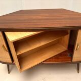 Sesame Bar Bookcase and Hidden Dry Bar