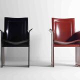 Set of postmodern "Solaria" chairs by Arrben Italy, 1980s