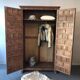 Ancient walnut cabinet